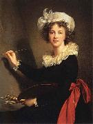 Elisabeth-Louise Vigee-Lebrun Self-Portrait oil painting